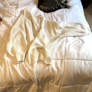 Cardigan blanc très doux